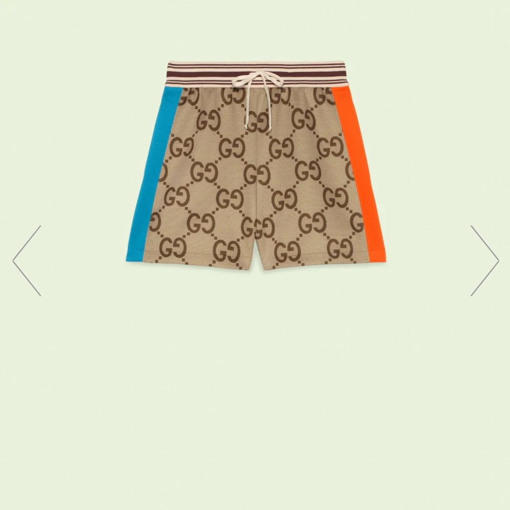 Gucci canvas shorts